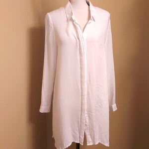 MINKPINK White Button Down Shirt